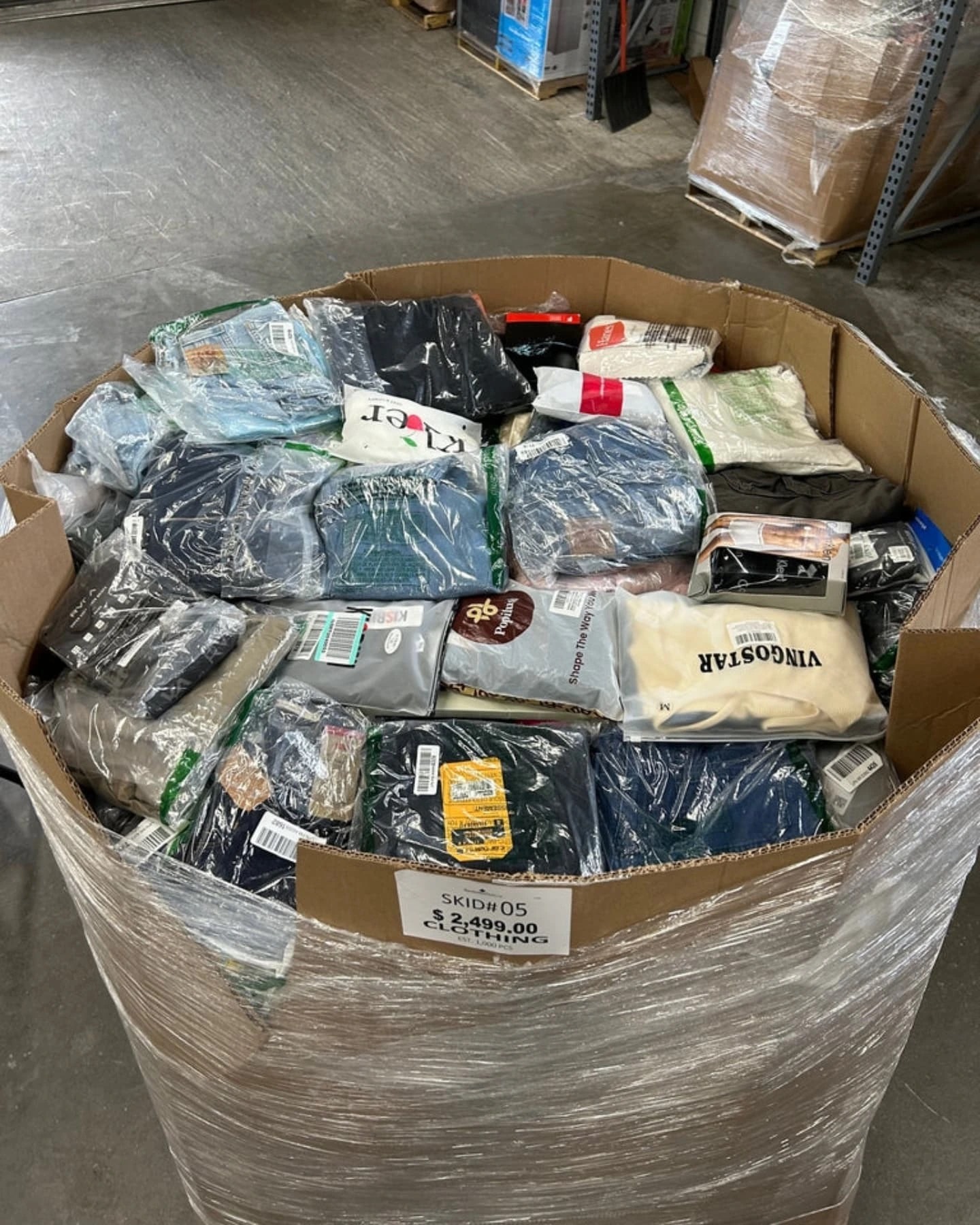 Amazon Clothing Return Pallets - Wholesale liquidation pallet for sale USA manifested