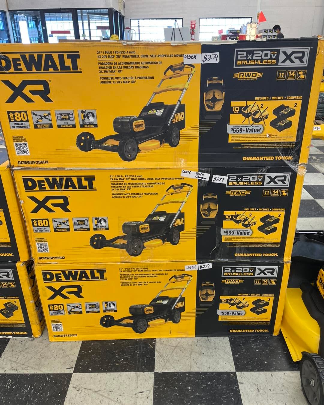 Electric lawn mowers