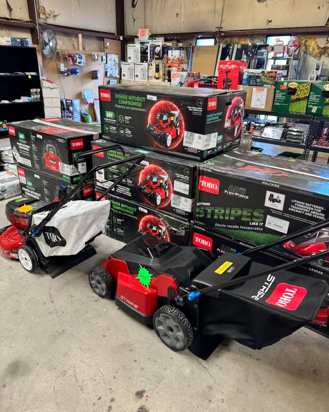 Cordless mowers