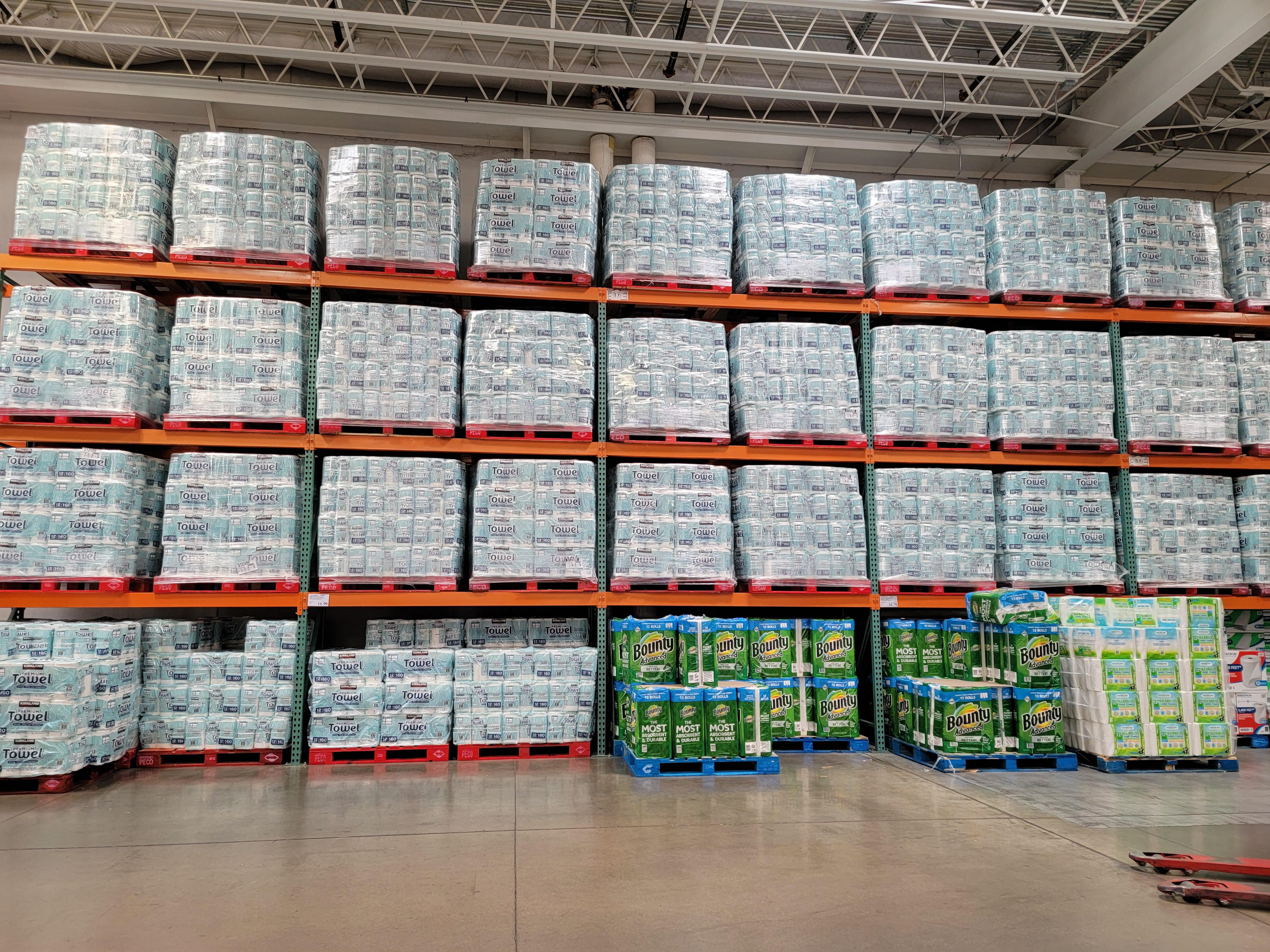Warehouse inventory ready to ship
