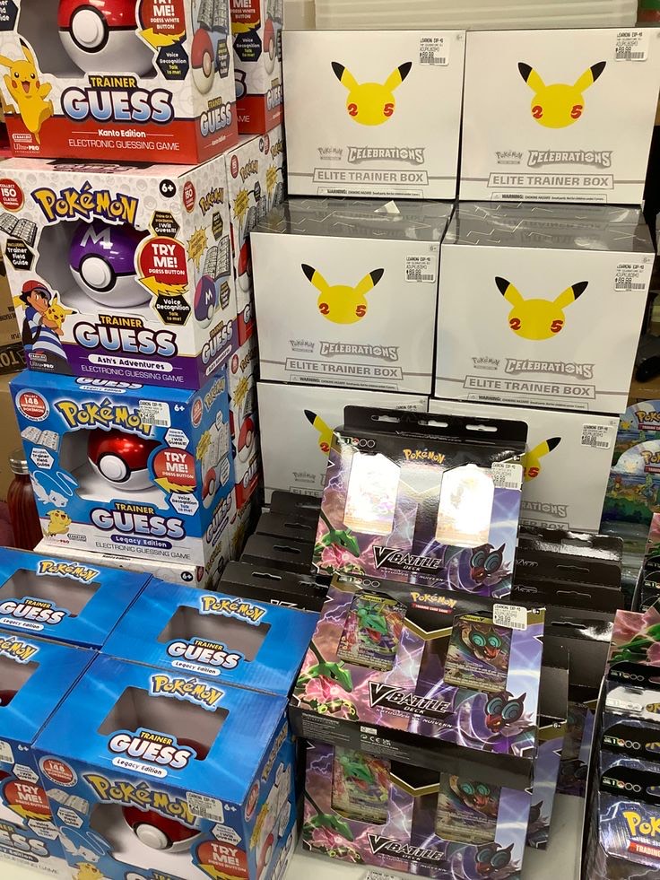 Booster packs and ETBs