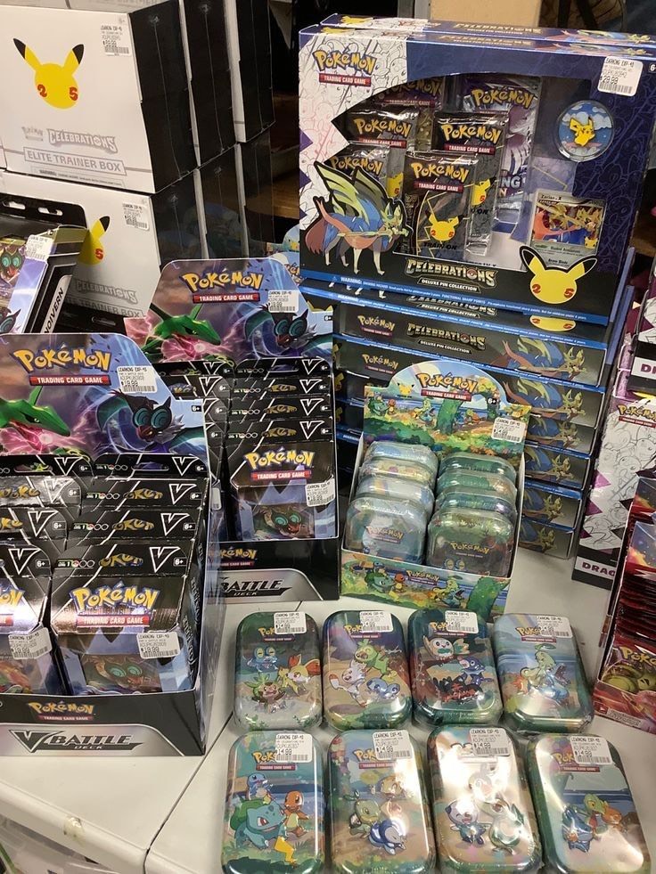 Pokémon plush and figures