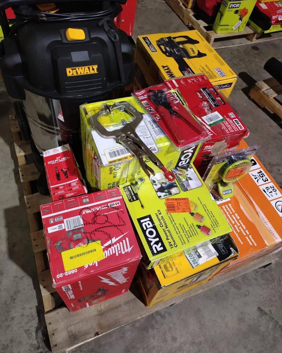 Drills, wrenches, screwdrivers