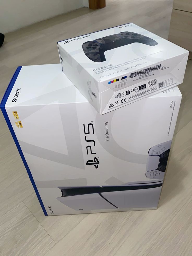 Sony sealed PS5 boxes