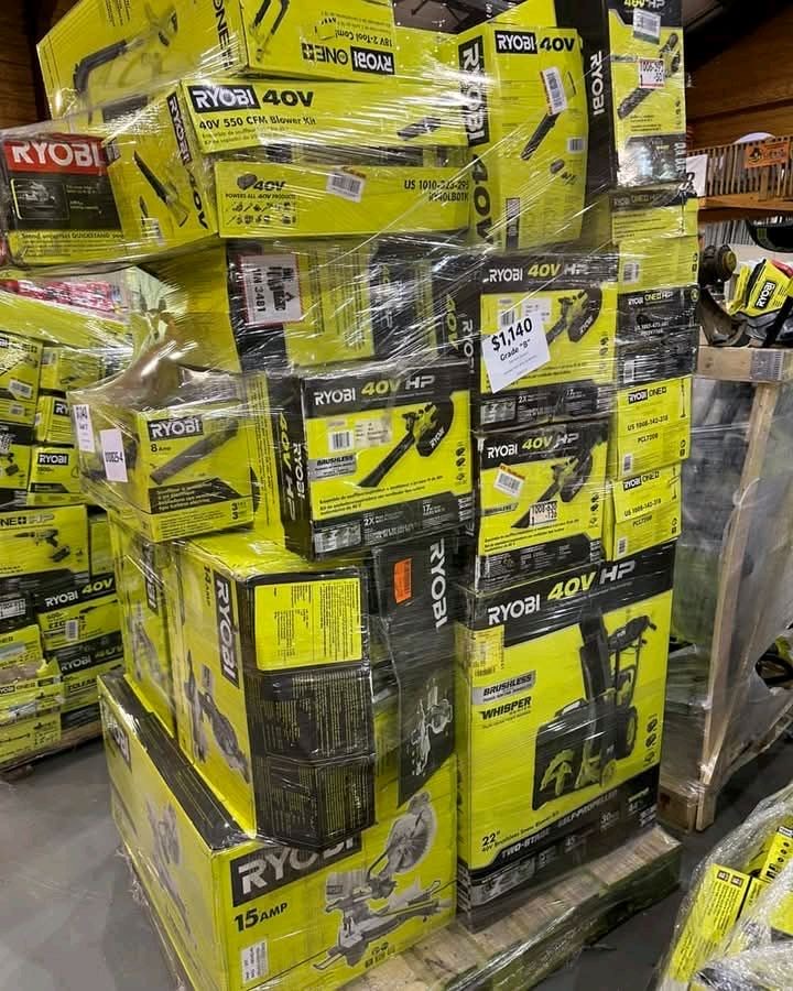 Bulk Ryobi tool inventory