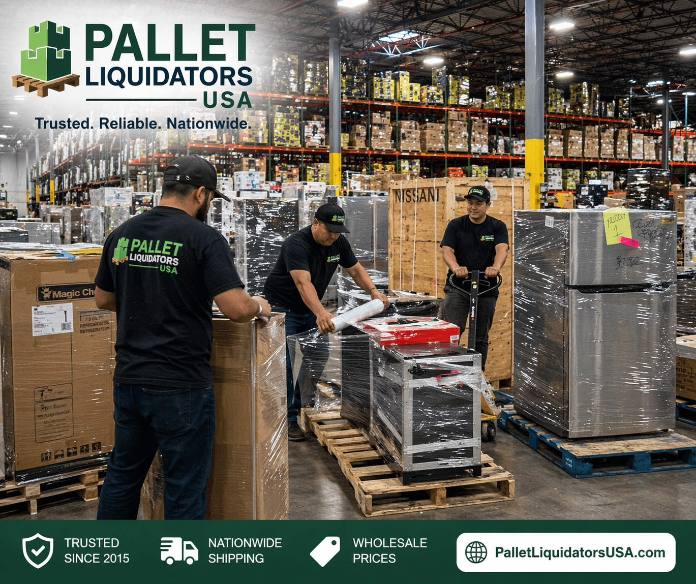 Pallet Liquidators USA Warehouse Team