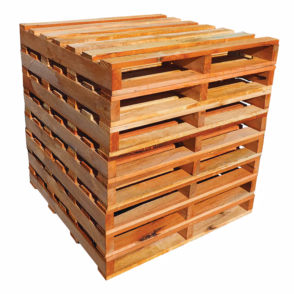 Quality durable wooden pallets - stack of wood pallets - IN STOCK